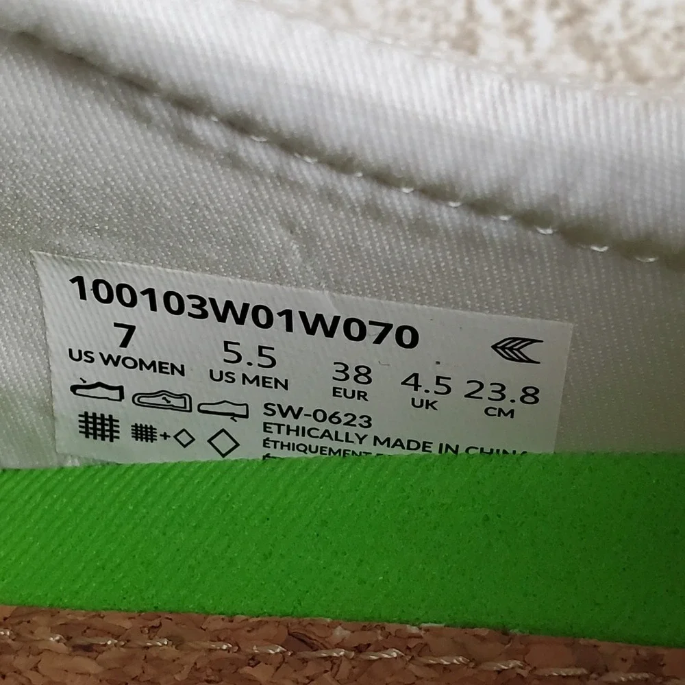 Cariuma OCA‎ Low Womens Shoes Sz 7 Skateboard Off White Canvas Lace Up Sneakers